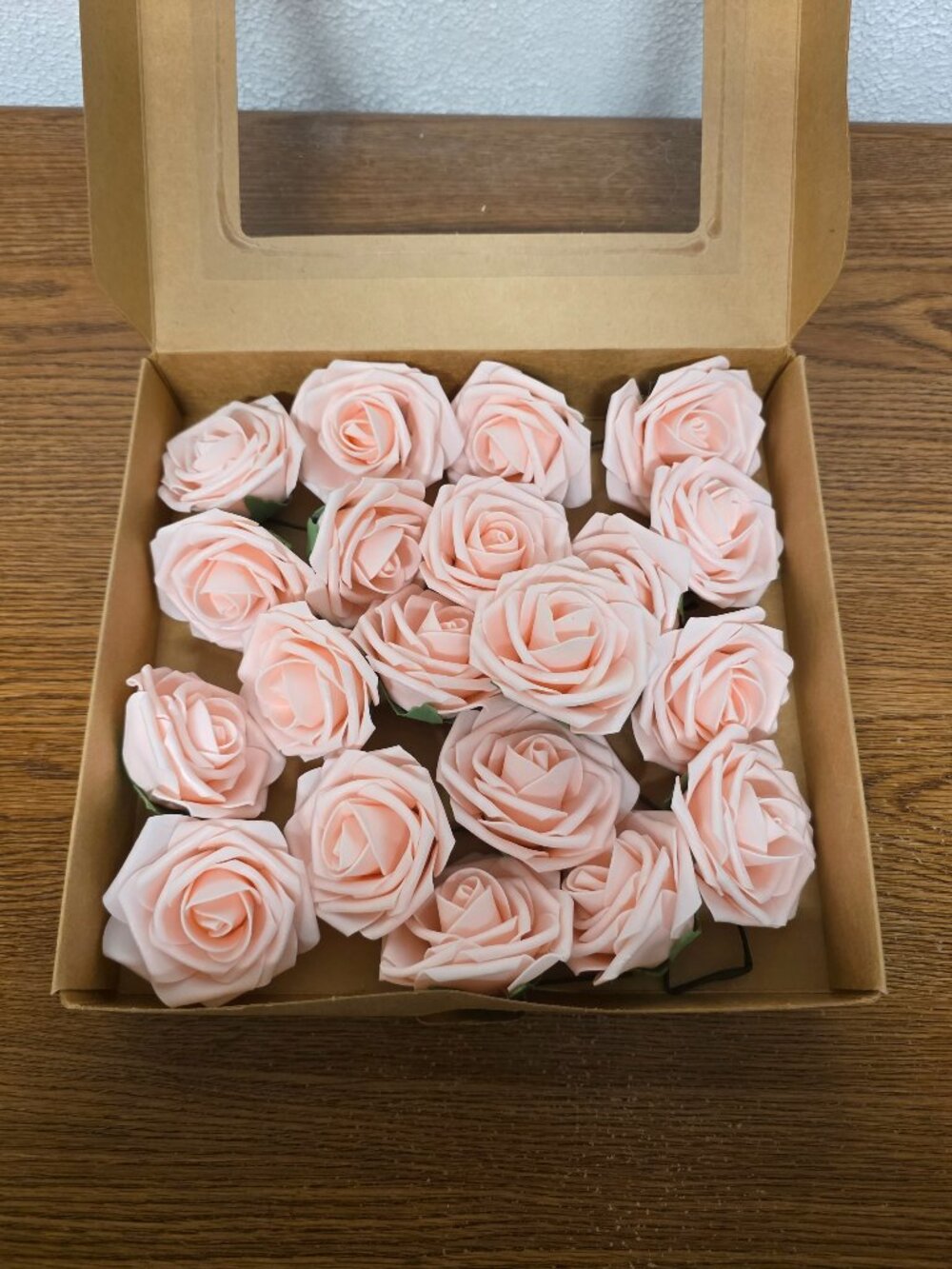 Crafts - Silk Pink Flowers - Lot of 21 - No Stems